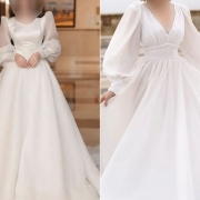 آموزش طراحی لباس شب عروس